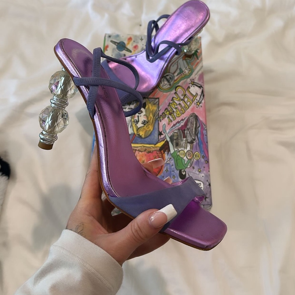 Jeffrey Campbell purple heels